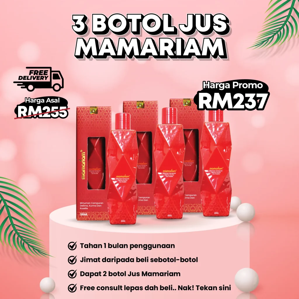 3 BOTOL JUS MAMARIAM