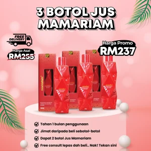 3 BOTOL JUS MAMARIAM