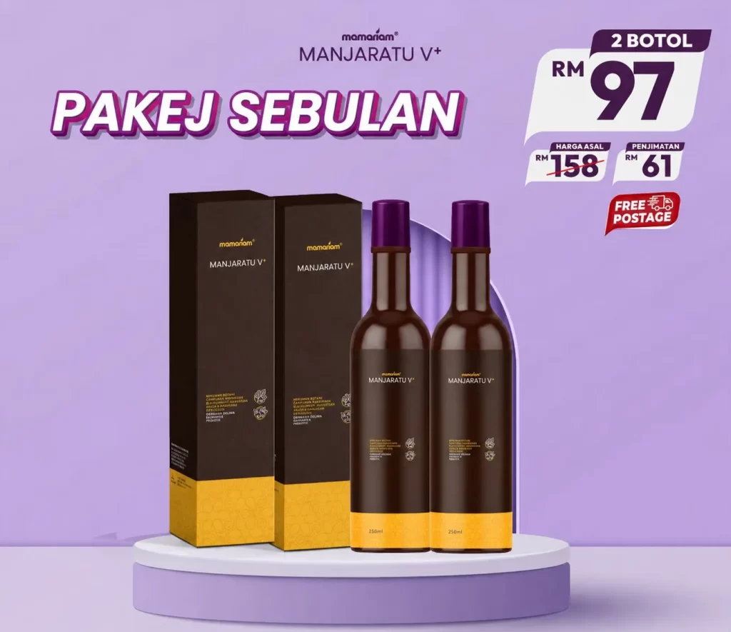 2 BOTOL MANJARATU V+